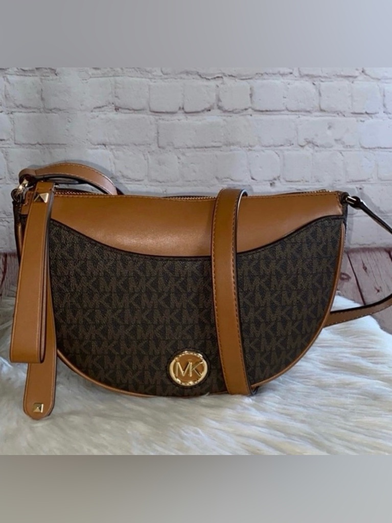 Michael Kors Dover Half Moon Messenger